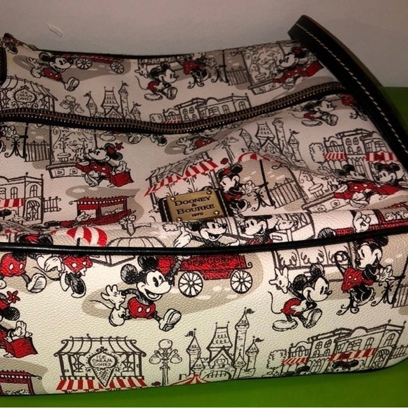 Dooney & Bourke Crossbody Bag - Black, Red, and White - Picture 4 of 5